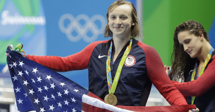 Olympic Champion Katie Ledecky Prays the Hail Mary Before Races