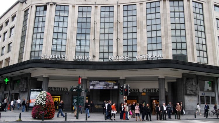 CENTRAL STATION IN BRUSSELS WAS THE SITE OF AN ATTEMPTED TERROR ATTACK YESTERDAY
