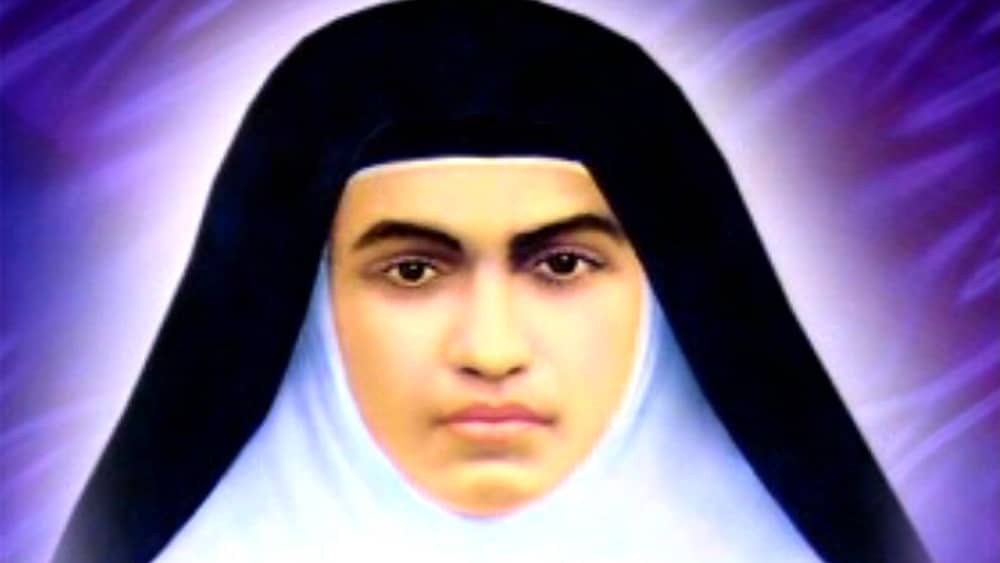 IN TODAY’S LIVES OF THE SAINTS AND MARTYRS, THE FIRST NATIVE INDIAN TO BE CANONIZED A SAINT