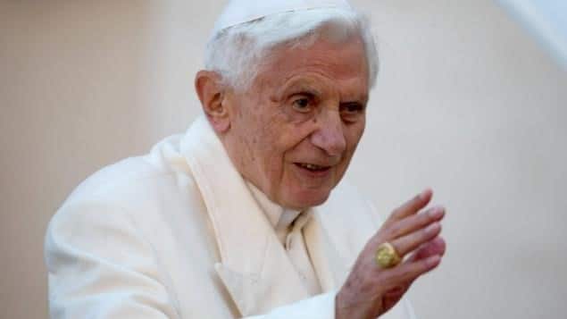 POPE EMERITUS BENEDICT XVI REFERS TO THE CRISIS IN THE CHURCH WITH A FAMILIAR METAPHOR
