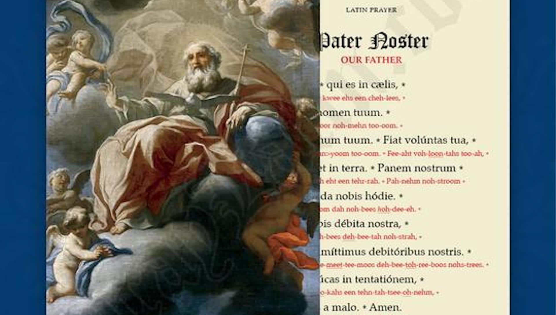 The Pray Latin Prayer Cards Company
