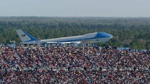 Monday-Trump's 747 Fly By Trolling of Lib Snobs