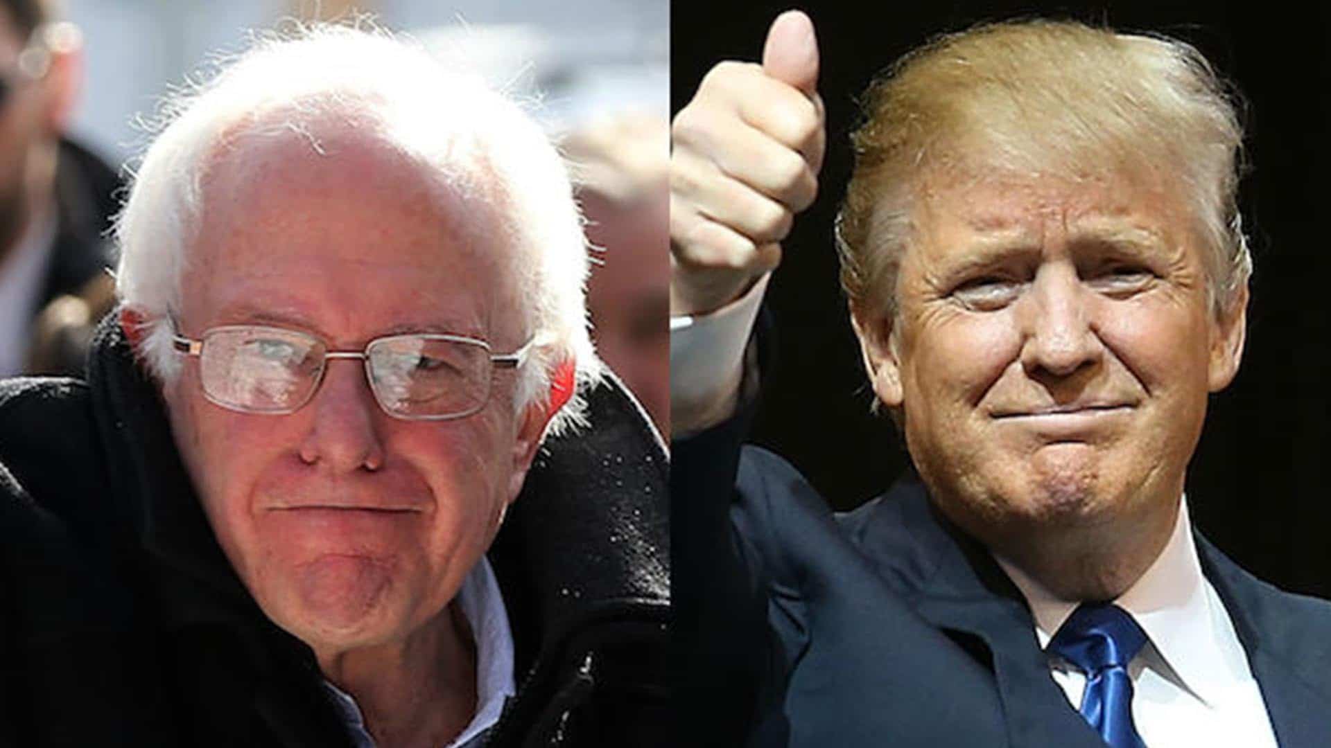 Monday- Trump, Sir Orange The Good To Meet Sanders, Sir Red The Bad?