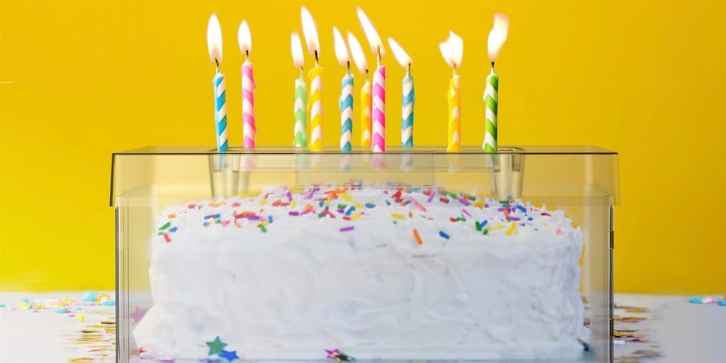 Happy Birthday! Dentist Creates A Cake Shield To Feed COVID19 Hysteria