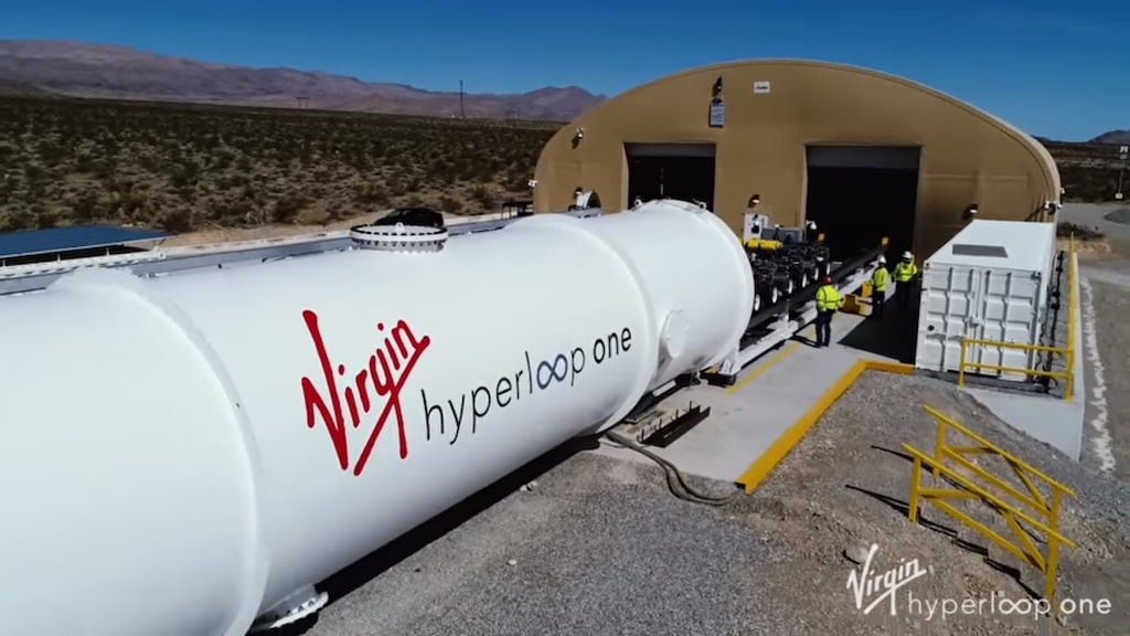 Virgin Hyperloop Hosts First Human Ride On New Transport System
