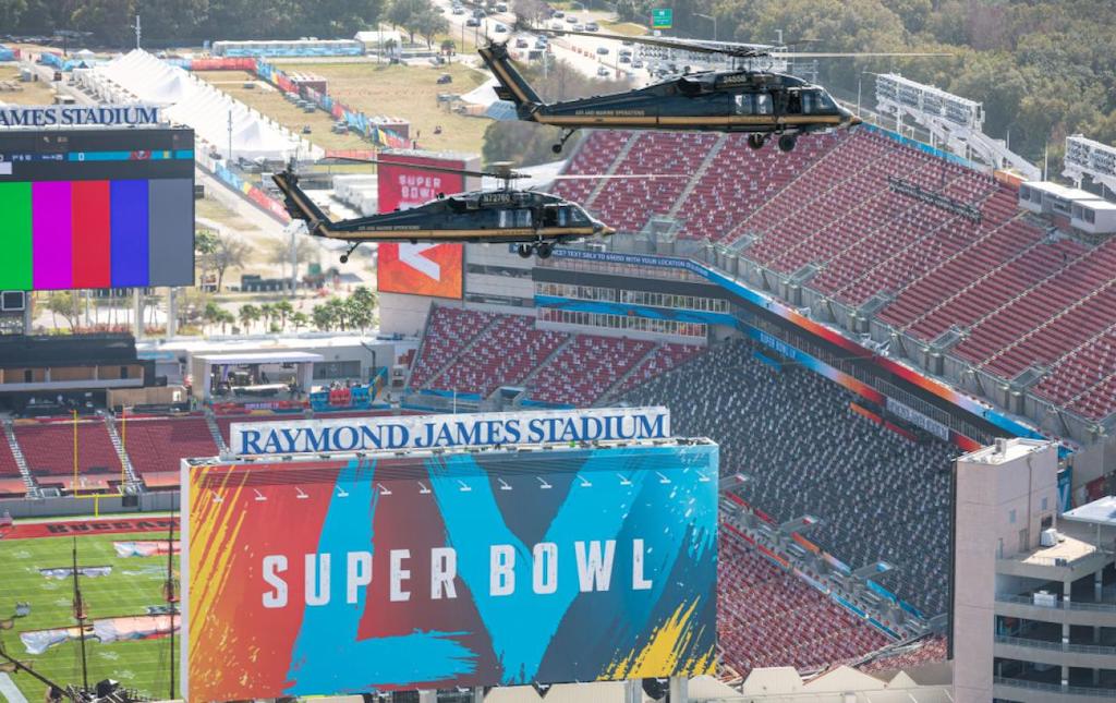 Security Ramped Up In Tampa Ahead Of Super Bowl LV