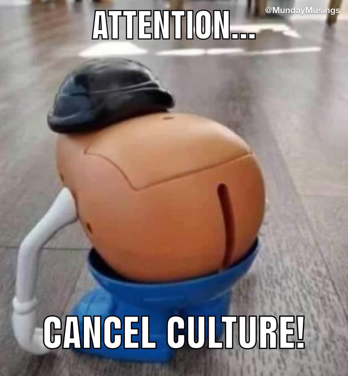 Crusade Channel Meme Of The Day Mr Potato Head Responds