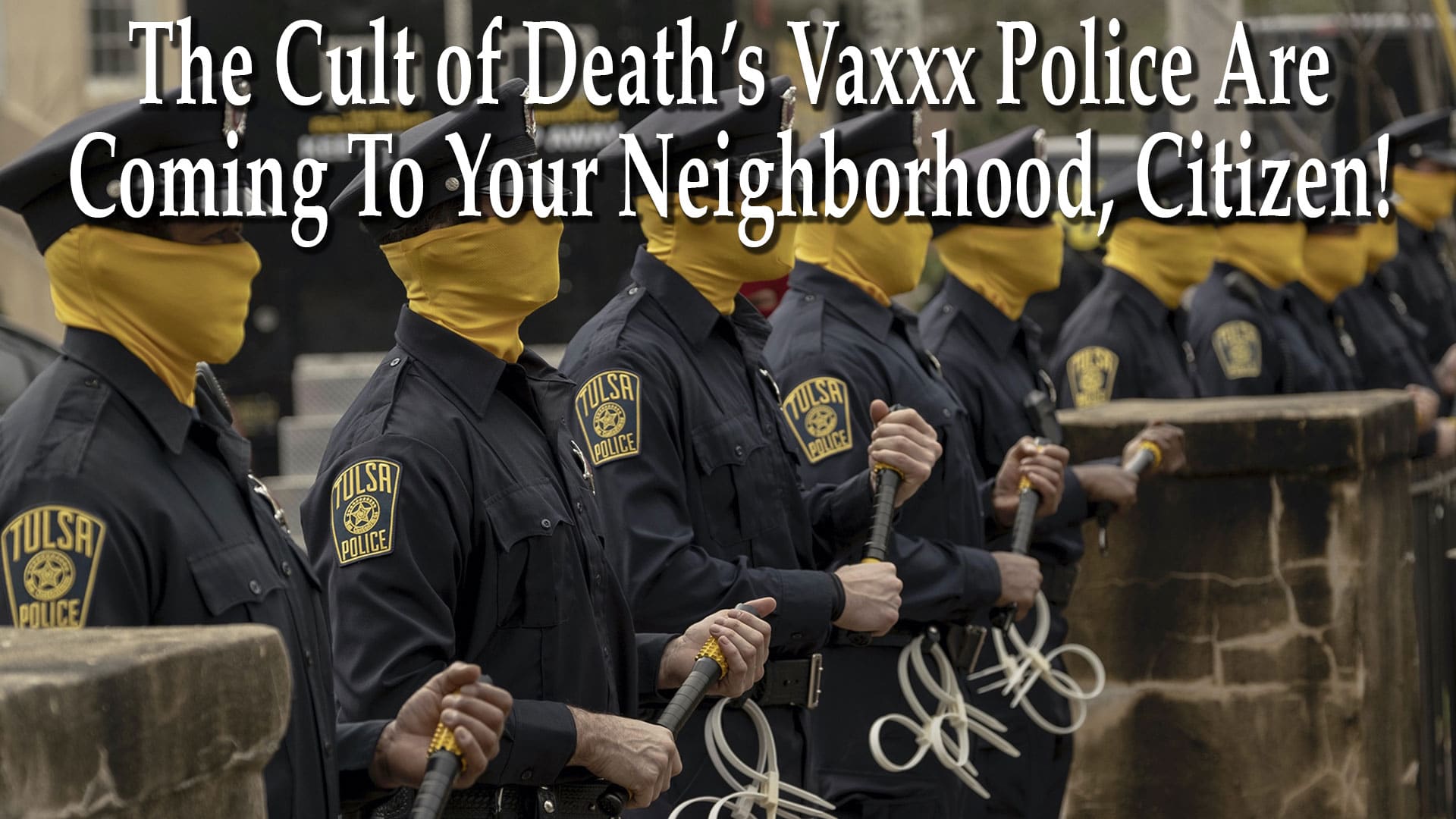 The Cult of Death Vaxxx Police Are Coming To Your Neighborhood, Citizen! - Mike Church Show