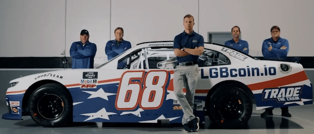 NASCAR Driver Brandon Brown Signs ‘8-Figure’ LGBcoin Deal Despite Ad Ban