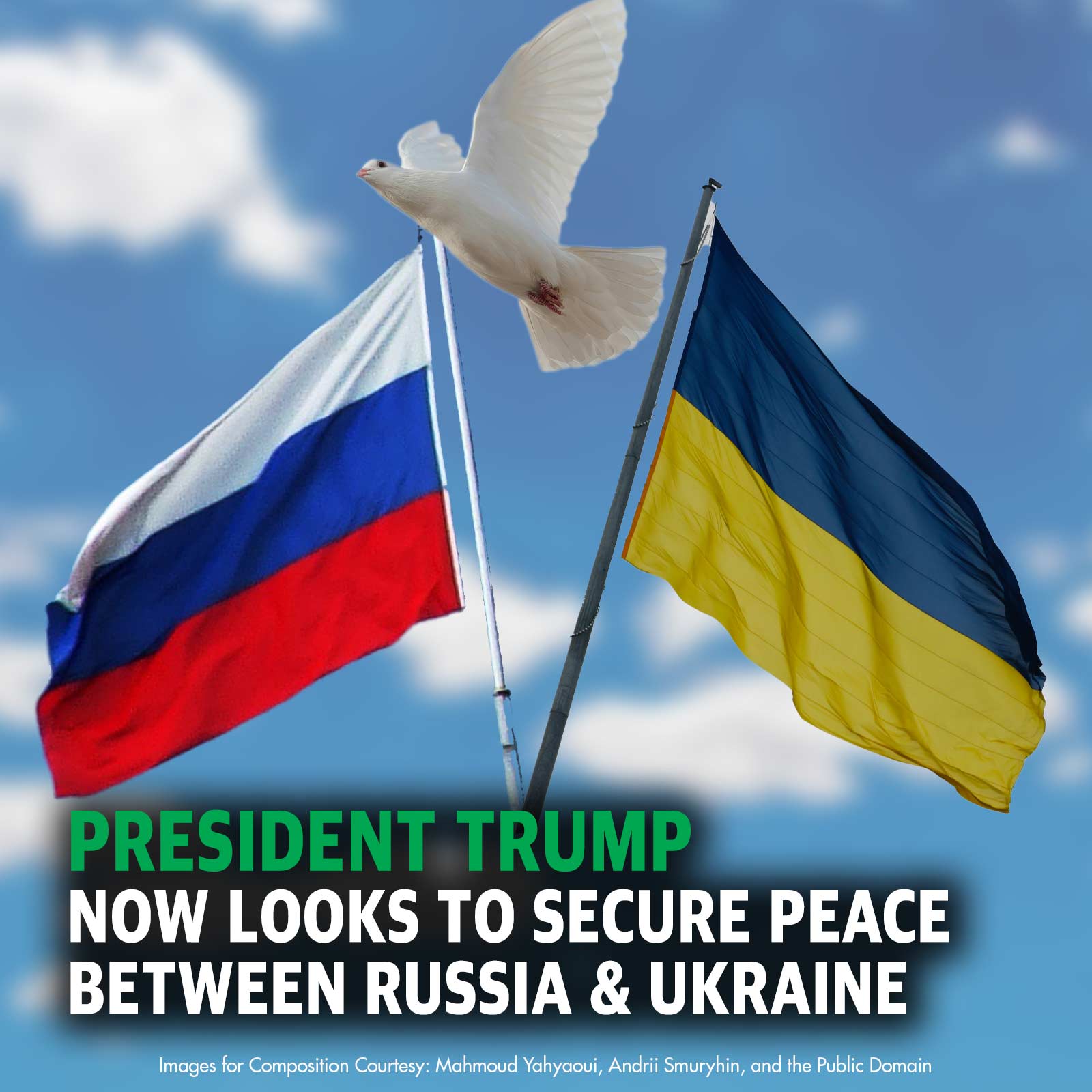 President Trump now turns his focus towards securing the peace between Russia and Ukraine