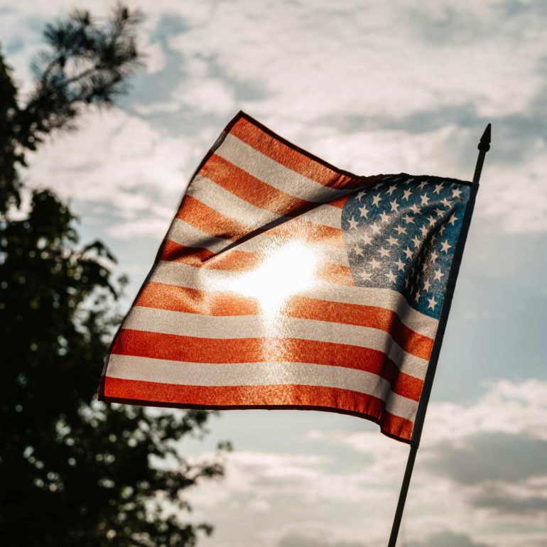 American Flag Memorial Day
