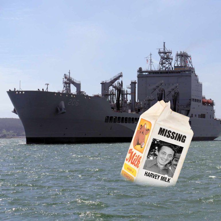 Hooray the USNS Harvey Milk will be renamed to a more proper name in lieu of alleged homosexual pederast Harvey Milk.