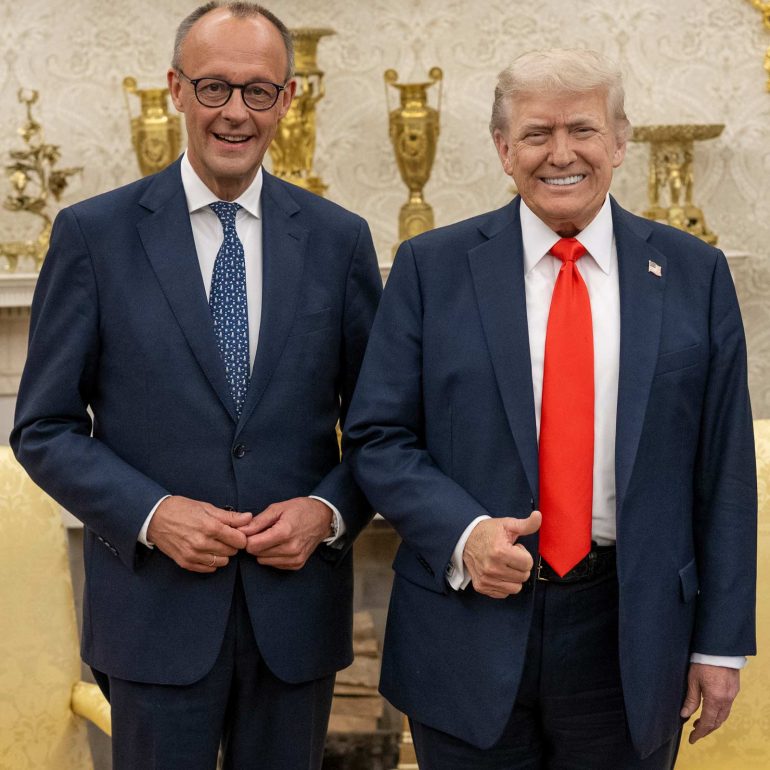 President Trump Meets with German Chancellor Merz