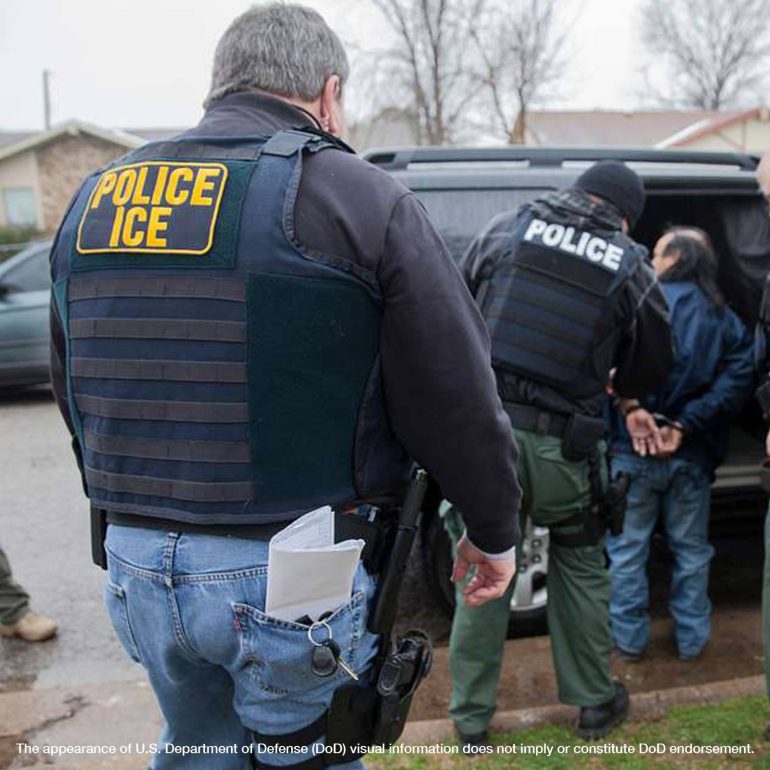 Federal ICE agents arrest criminal fugitive illegal alien - The CRUSADE Radio Network Federal ICE agents arrest criminal fugitive illegal alien