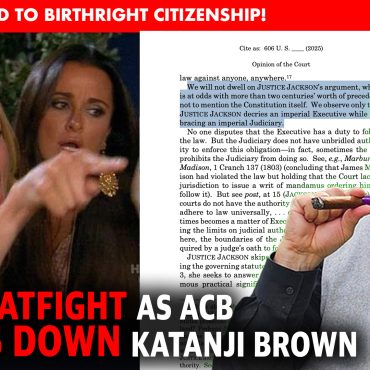 Supreme Court Birthright Citizenship Anchor Baby Catfight