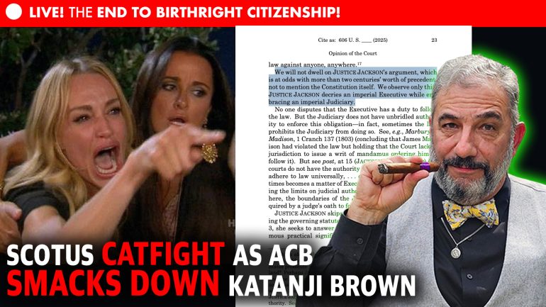 Supreme Court Birthright Citizenship Anchor Baby Catfight
