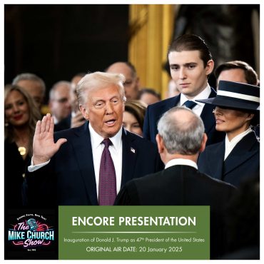 MCS Encore: 20 January 2025 – The Inauguration of Donald J. Trump as 47th President of the United States