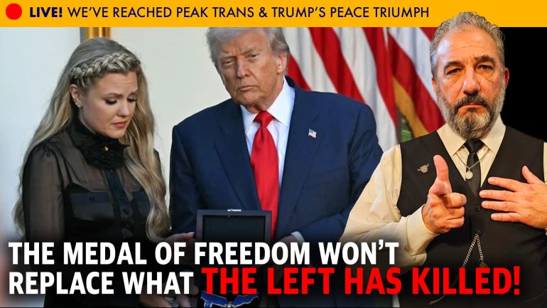 President Trump presents Medal of Freedom to Charlie Kirk's widow Erika Kirk