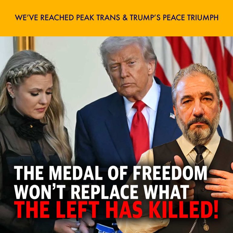 President Trump presents Medal of Freedom to Charlie Kirk's widow Erika Kirk