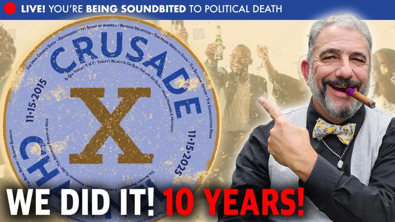 CRUSADE Channel celebrates their ten year anniversary.