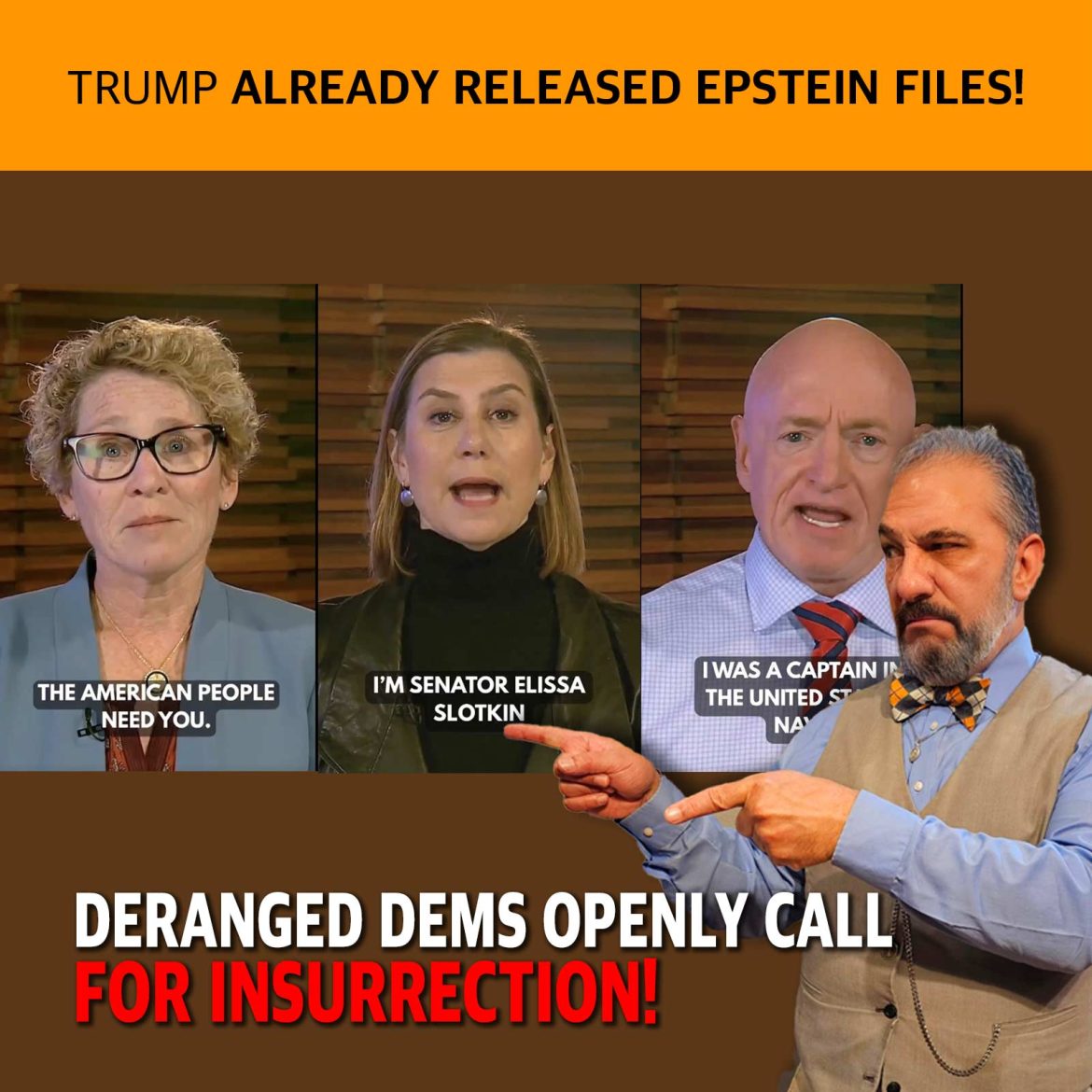 MCS #2262 – Deranged Dems Openly Call for Insurrection!