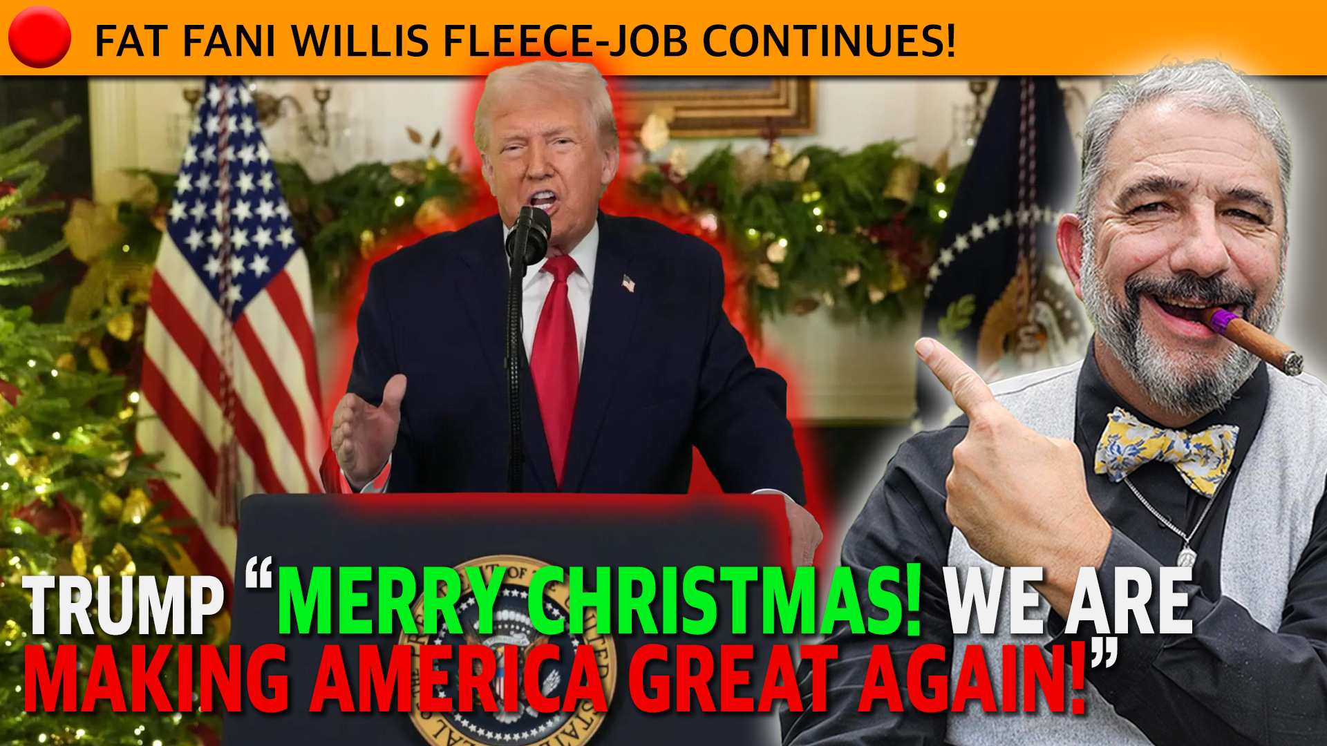 President Trump wishes Merry Christmas and reiterates his administration is Making America Great Again (MAGA)
