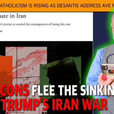 Political news collage featuring the headline 'Checkmate in Iran', a map and silhouette, and a man in a vest using a magnifying glass on a mobile phone amid bold, sensational headlines.