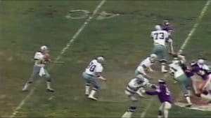 A "Hail Mary Pass" Is Thrown